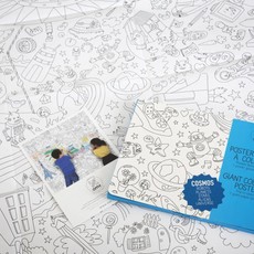 OMY OMY Giant Coloring Poster - Trip in space