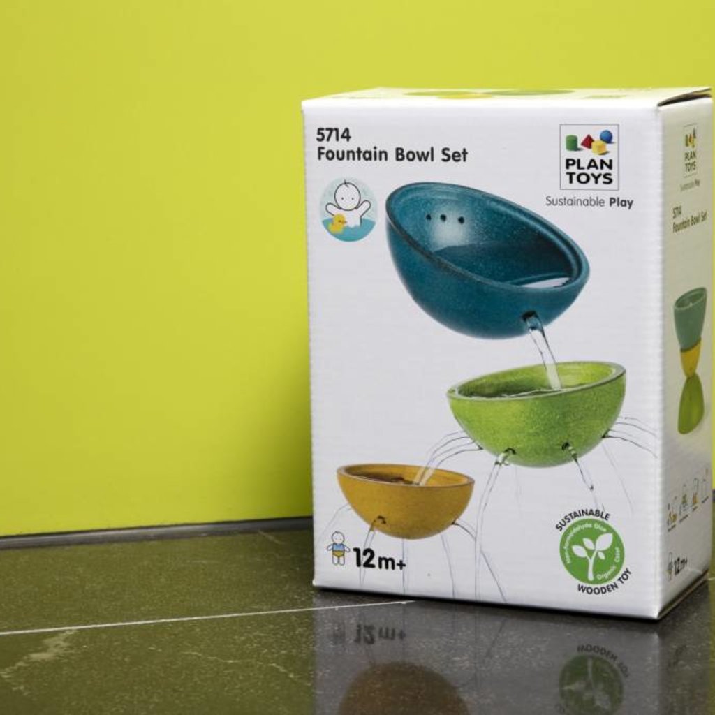 plan toys fountain bowl set