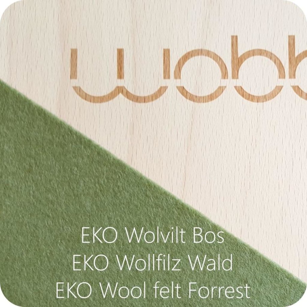 Wobbel Wobble XL vernis avec feutre vert
