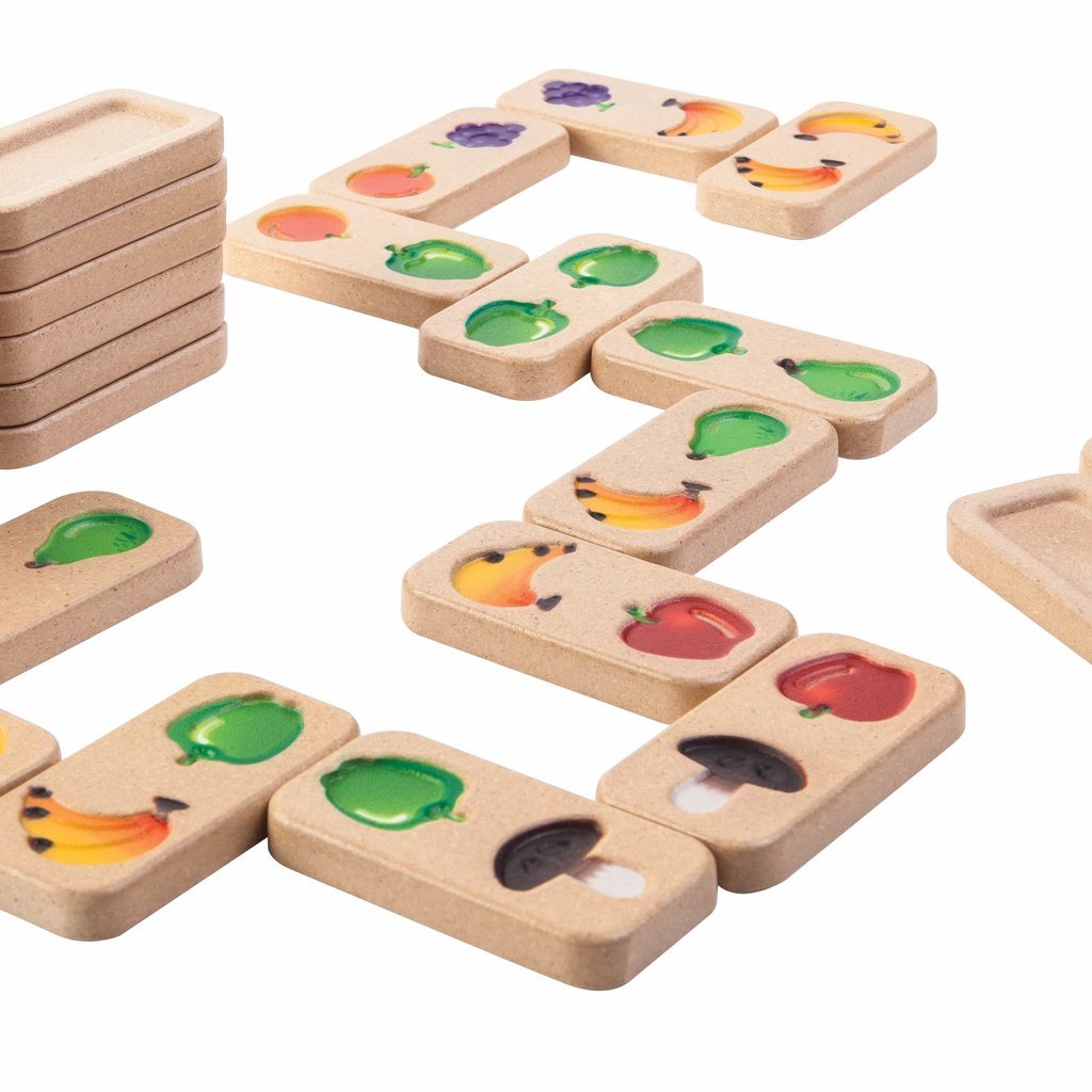 plan toys fruit and veggie domino