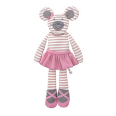 Organic Farm Buddies Organic Farm Buddies Ballerina Mouse knuffel