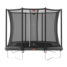 BERG trampolines Trampoline Favorit Ultim 280 grijs + veiligheidsnet Comfort