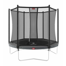 BERG trampolines Trampoline Favorit 200 Grey + safety net Comfort