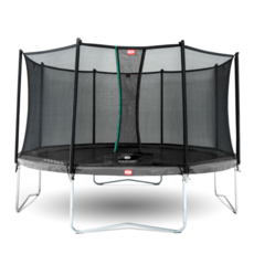 BERG trampolines Trampoline Favorit regular Grey 380 + safety net Comfort
