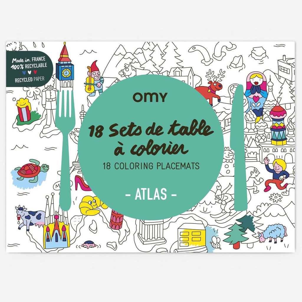 OMY Placemats 'Atlas'