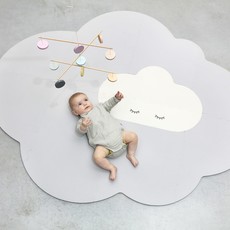 Quut Playmat head in the cloud pearl grey large