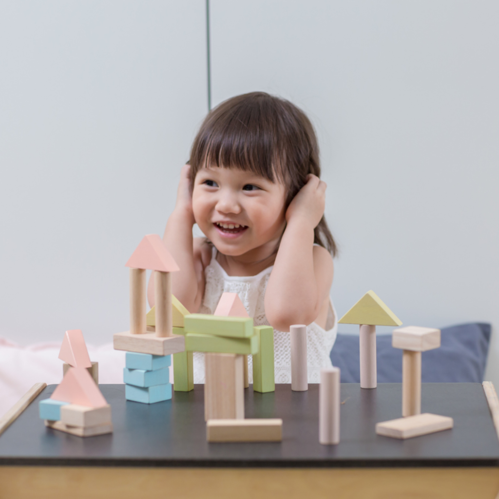 Plan Toys Building blocks pastel (40pcs)