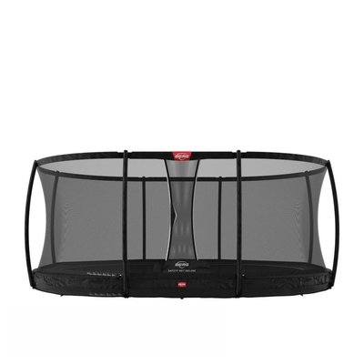BERG trampolines Trampoline Grand Champion Inground 520 zwart + veiligheidsnet Deluxe