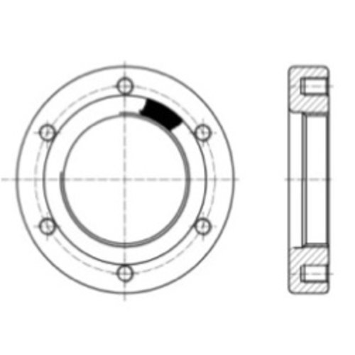 Einschweißflansch für 65 mm / 2,5" BSP Sicherheitsventil GUARD™ Einschweißflansch für 65 mm / 2,5" BSP Sicherheitsventil