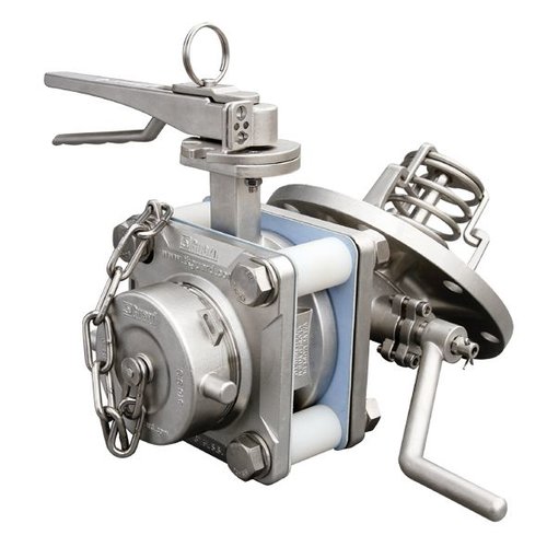 GUARD™ 3" 45°Foot Valve + 3" Clamped Butterfly Valve +3" BSP Outlet