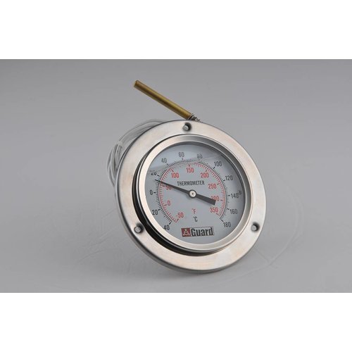 Temperature Gauge DN100/4", Range: -40/180°C, - 50/350°F GUARD™ Temperature Gauge DN100/4", Range: -40/180°C, - 50/350°F