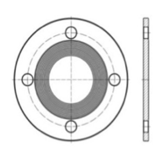 GUARD™ Blindflens voor 2,5"/ 3" geflenst veiligheidsventiel