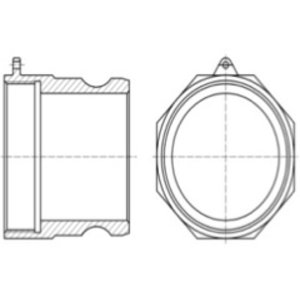 BSP Quick Coupling A for Bottom Discharge in SS 316L