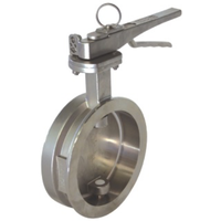DN100 geklemmte Absperrklappe, links offen GUARD™ DN100 geklemmte Absperrklappe, links offen