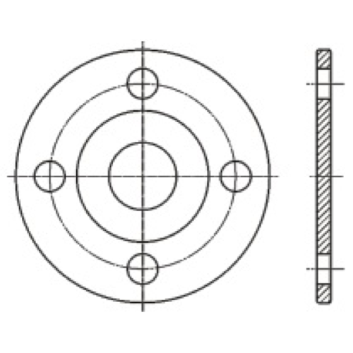 GUARD™ Blind Flange for 1.5" Air Inlet Ball Valve