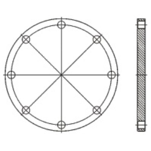Blindflens voor onderlossing GUARD™ Blindflens voor onderlossing