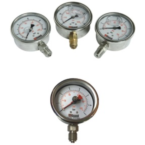 Pressure Gauge, 0-40 bar (0-600PSI), 1/4” BSP GUARD™ Pressure Gauge, 0-40 bar (0-600PSI), 1/4” BSP