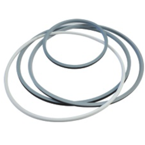 500 mm Manlid Seal 15x12mm, Silicona Blanca