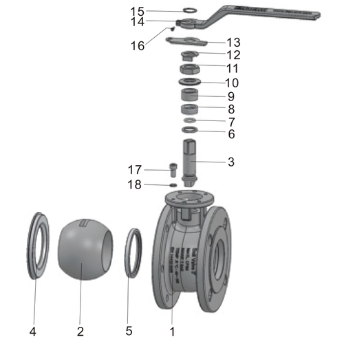 Poignée pour robinet à tournant sphérique à alésage complet de 3" GUARD™ Poignée pour robinet à tournant sphérique à alésage complet de 3"