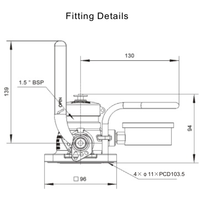 DN40 Vollluftkugelhahn "NIEDRIG" 11 mm tiefer GUARD™ DN40 Vollluftkugelhahn "NIEDRIG" 11 mm tiefer