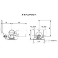 DN40 Doppelanschluss Luftkugelhahn Edelstahl 316 PTFE Dichtung GUARD™ DN40 Doppelanschluss Luftkugelhahn Edelstahl 316 PTFE Dichtung