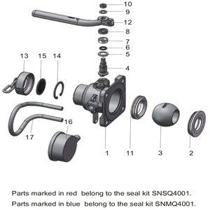 Stuffing for 1,5" Air Inlet Ball Valve