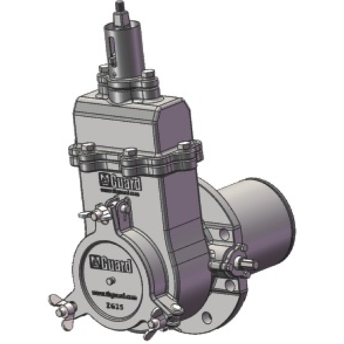 Bitumen Bodem Schuifafsluiter DN 125 in Carbon Steel PCD=200 GUARD™ Bitumen Bodem Schuifafsluiter DN 125 in Carbon Steel PCD=200