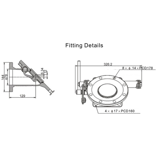 GUARD™ Tankcontainer Bottom Discharge Quick Flow  Foot Valve 3" 45 degree