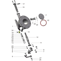 Swingfoot valve bodemklep 3"45 GUARD™ Swingfoot valve bodemklep 3"45