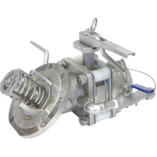 GUARD™ 3" 45° Bottom discharge with sample valve, 3" 45° Foot Valve