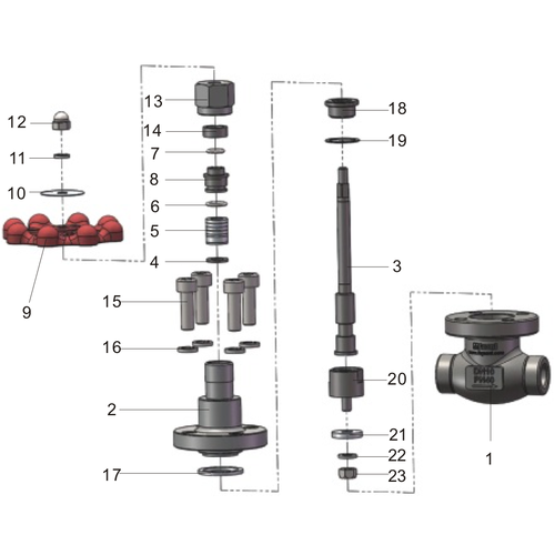 GUARD™ Vanne a soupape T75 DN10