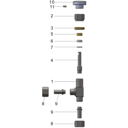 T75 Kryo-Nadelventil, Nenndurchmesser DN6, Edelstahl 304 GUARD™ T75 Kryo-Nadelventil, Nenndurchmesser DN6, Edelstahl 304