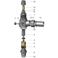 T75 Overdrukventiel DN 25 Drukinstelling 0,75 Mpa GUARD™ T75 Overdrukventiel DN 25 Drukinstelling 0,75 Mpa