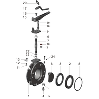 3" Flanged Butterfly Valve GUARD™ 3" Flanged Butterfly Valve