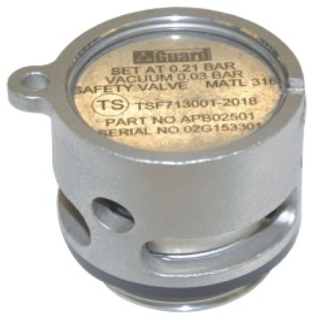 1" Válvula de seguridad de alivio BSP