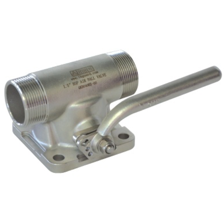 1.5" Air Kogelkraan met 2 aansluitingen 1.5" Air Kogelkraan met 2 aansluitingen