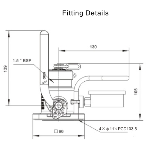 Joint à bille PTFE - avant GUARD™ Joint à bille PTFE - avant
