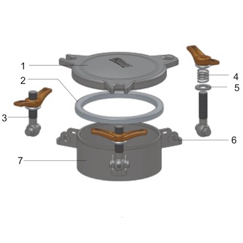 Couvercle d'inspection de 170 mm GUARD™ Couvercle d'inspection de 170 mm