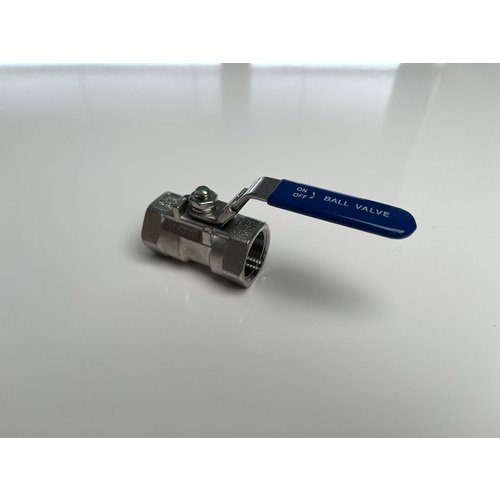 GUARD™ BALLVALVE 1/2" SOLID BODY RB. SS 316