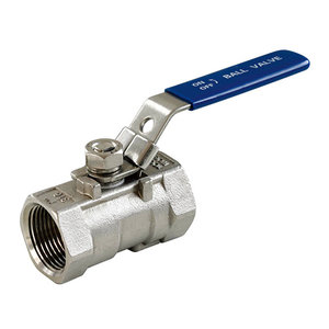 1PC BALL VALVE 1.5" SOLID BODY RB. SS316