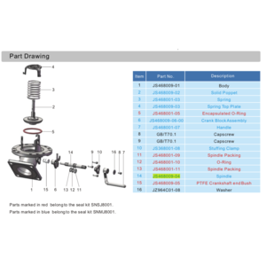 GUARD™ Foot Valve Spindle Foot Valve Spindle