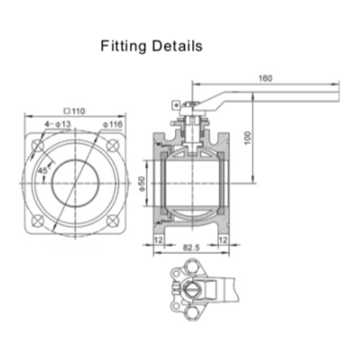 GUARD™ 2" Flanged Ball Valve