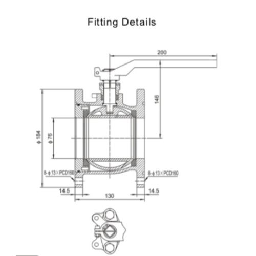 GUARD™ 3" Flanged Ball Valve