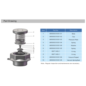 Pressure Plate For 2" Safety Relief Valve