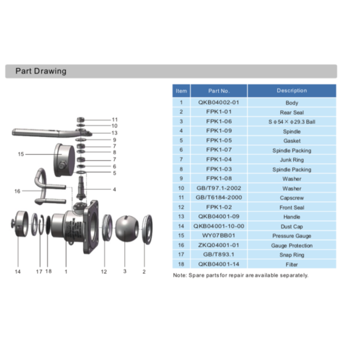 Pressure Gauge For New Air Ball Valve GUARD™ Pressure Gauge For New Air Ball Valve