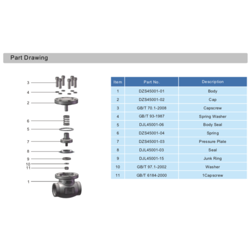 GUARD™ Plaque de pression pour clapet anti-retour