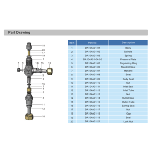 Nut For Relief Valve
