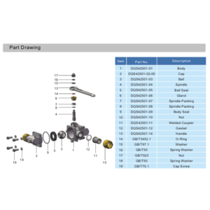 Welded Coupler For Three Way Ball Valve