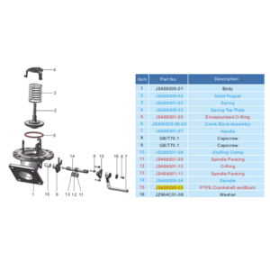 Foot valve bottom bush,PTFE