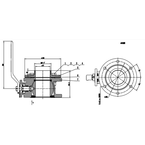 GUARD™ 3" Kogelkraan Assemblage + 3" BSP uitgang